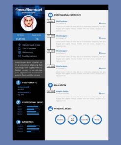Editable Word Resume Template Model 01