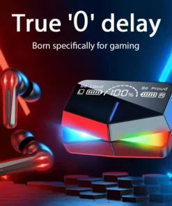 TWS Wireless Bluetooth Headset Gamer LED Digital Display Earbuds with Mic Wireless Headphones Stereo Hifi Bluetooth Earphones